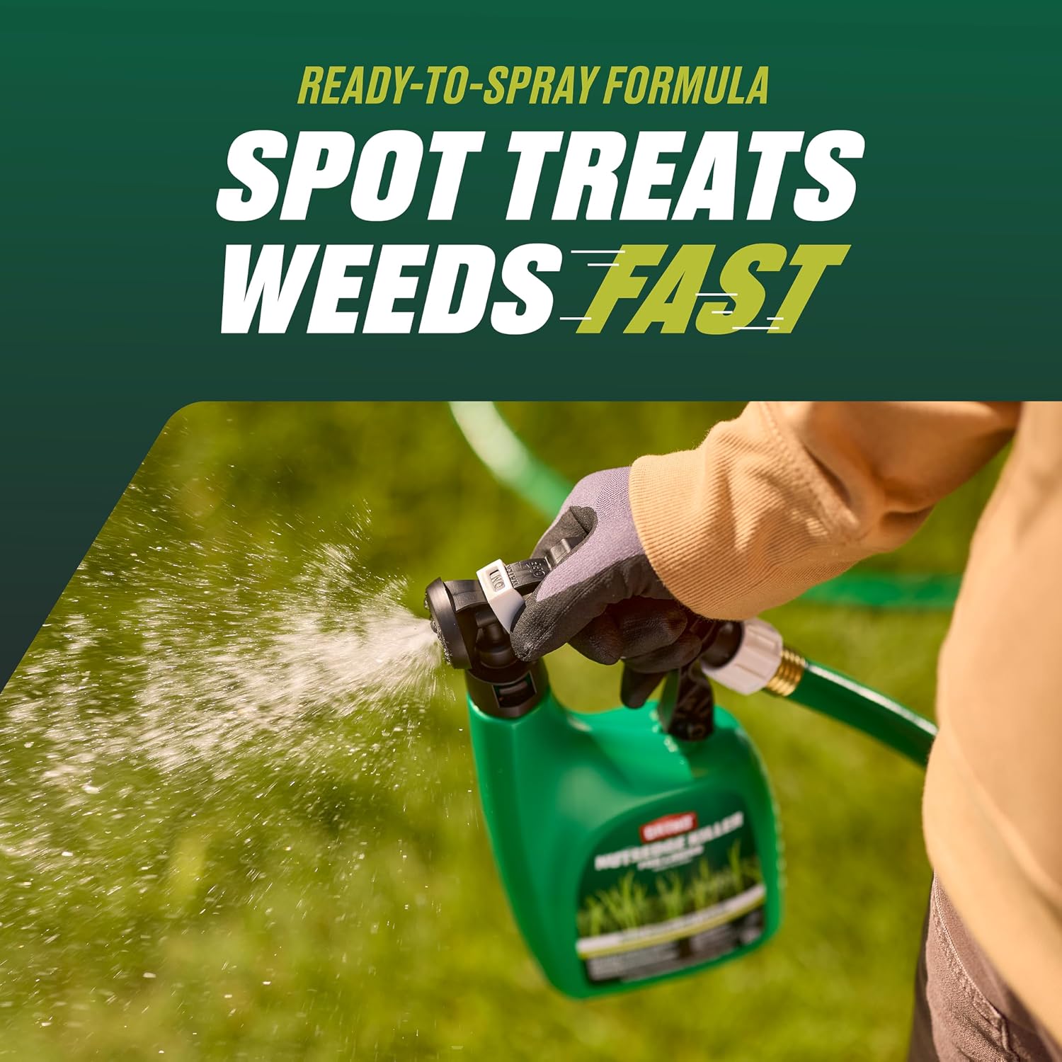 Ortho Nutsedge Killer For Lawns Ready-To-Spray1, 32 Fl. Oz. | Weed Killer Spray, Controls Over 50 Listed Weeds, For Use On Northern And Southern Turf Grasses