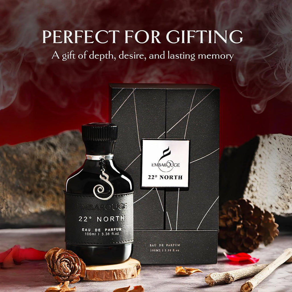 22° North Eau De Parfum | Long Lasting Luxury Perfume For Men & Women | Inspired By French Perfumery | 100Ml