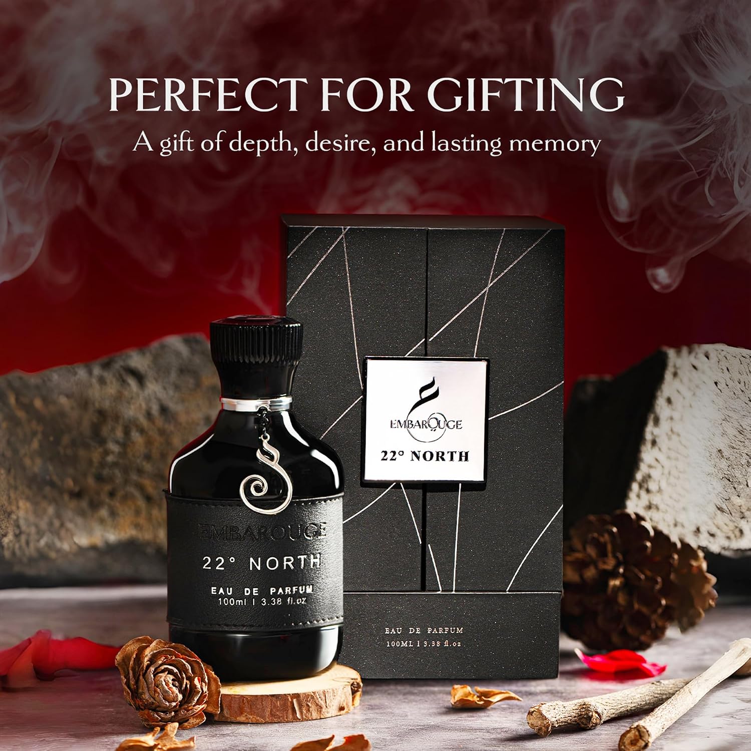 22° North Eau De Parfum | Long Lasting Luxury Perfume For Men & Women | Inspired By French Perfumery | 100Ml