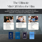 Versace Cologne for Men Set of 4 Mini Eros, Pour Homme, Dylan Blue, Eau Fraiche Perfume for Men Fragrance Sampler Set - Designer Mens Cologne Samples (4 Count, 0.17 oz)