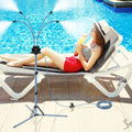 Standing Misters For Outside Patio, Adjustable Height 5.3 Ft Stand Misting System For Cooling Outdoor, Portable Water Mister For Mist Playing, Patio Cooling, Backyard, Porch, Sprinkler