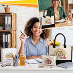 11 Packs Teacher Appreciation Gifts for Women, Teachers' Day Gift with 16oz Glass Cup, Thank You Gifts for Best Teachers, Back to School, End of Year