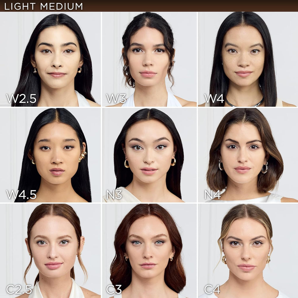 L'Oreal Paris True Match Super-Blendable Foundation, Medium Coverage Liquid Foundation Makeup, N3, Light Medium, 1 Fl Oz