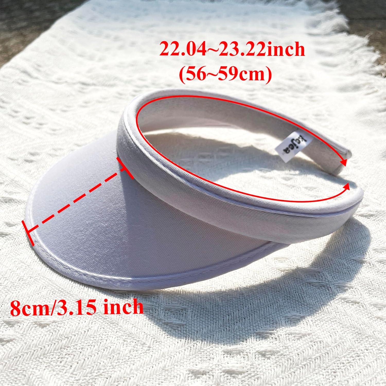 Cotton Visor Hat Women Men Clip-on Visors Hats Adjustable Outdoor Sports Golf Beach Wide Brim Sun Cap