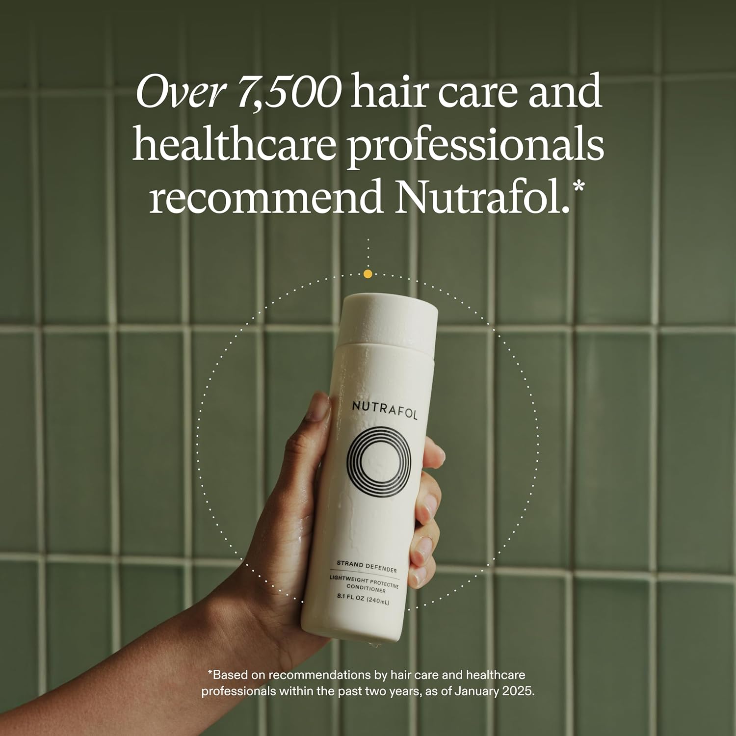 Nutrafol Conditioner, Physician-formulated for Thinning Hair, Moisturizing, Strengthening and Color Safe, Lightweight Protection