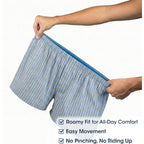 Men’S Woven Boxer Shorts 4-Pack – Stretchy Breathable Fabric, Silky-Feel Luxury Waistband.