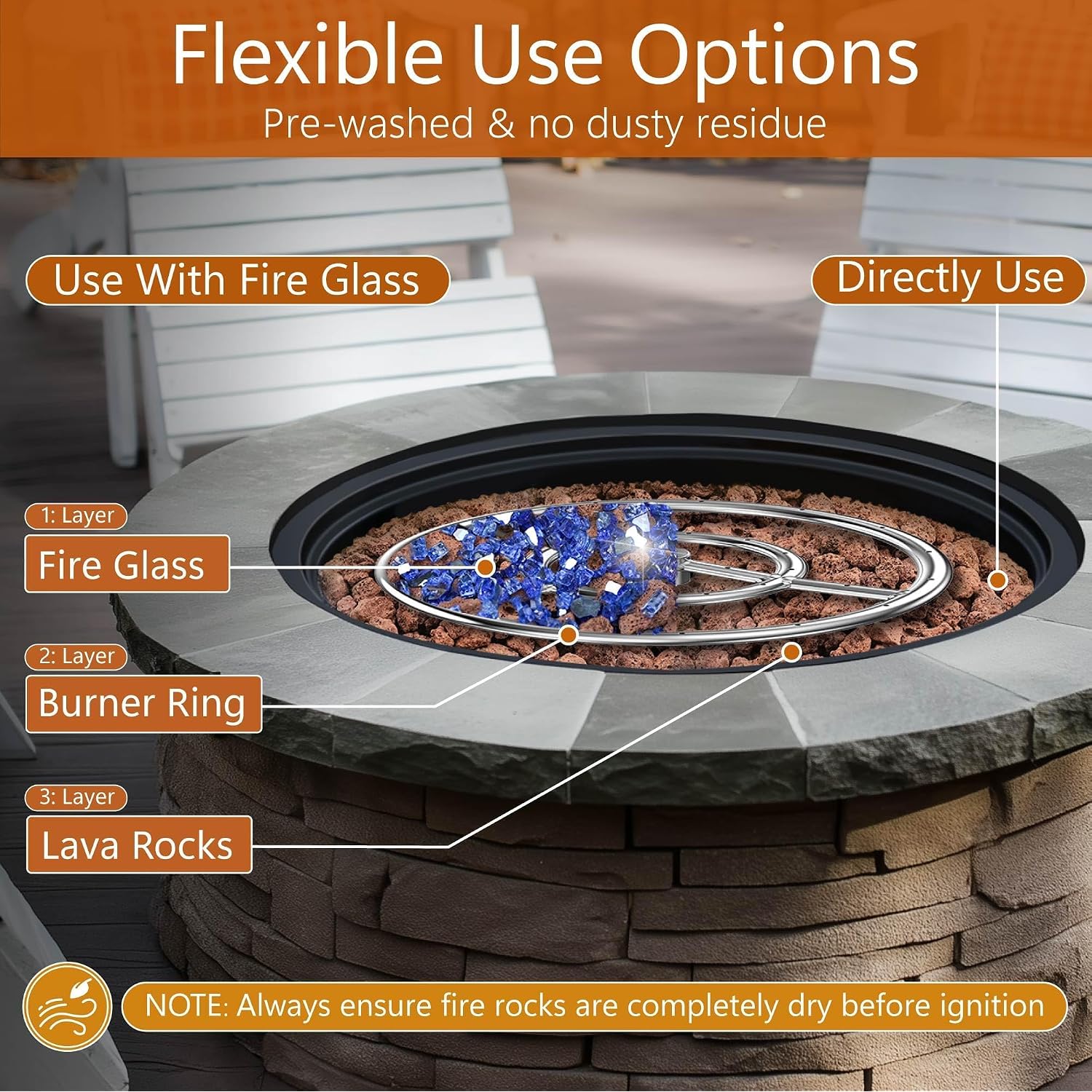Nupick 10Lb Red Lava Rocks For Fire Pit, Volcanic Rock For Fireplace | 1/2"-2" Lava Stone For Natural Gas & Propane Systems, Fire Glass Base Layer, Fire Bowls, Landscaping, Plants, Aquarium