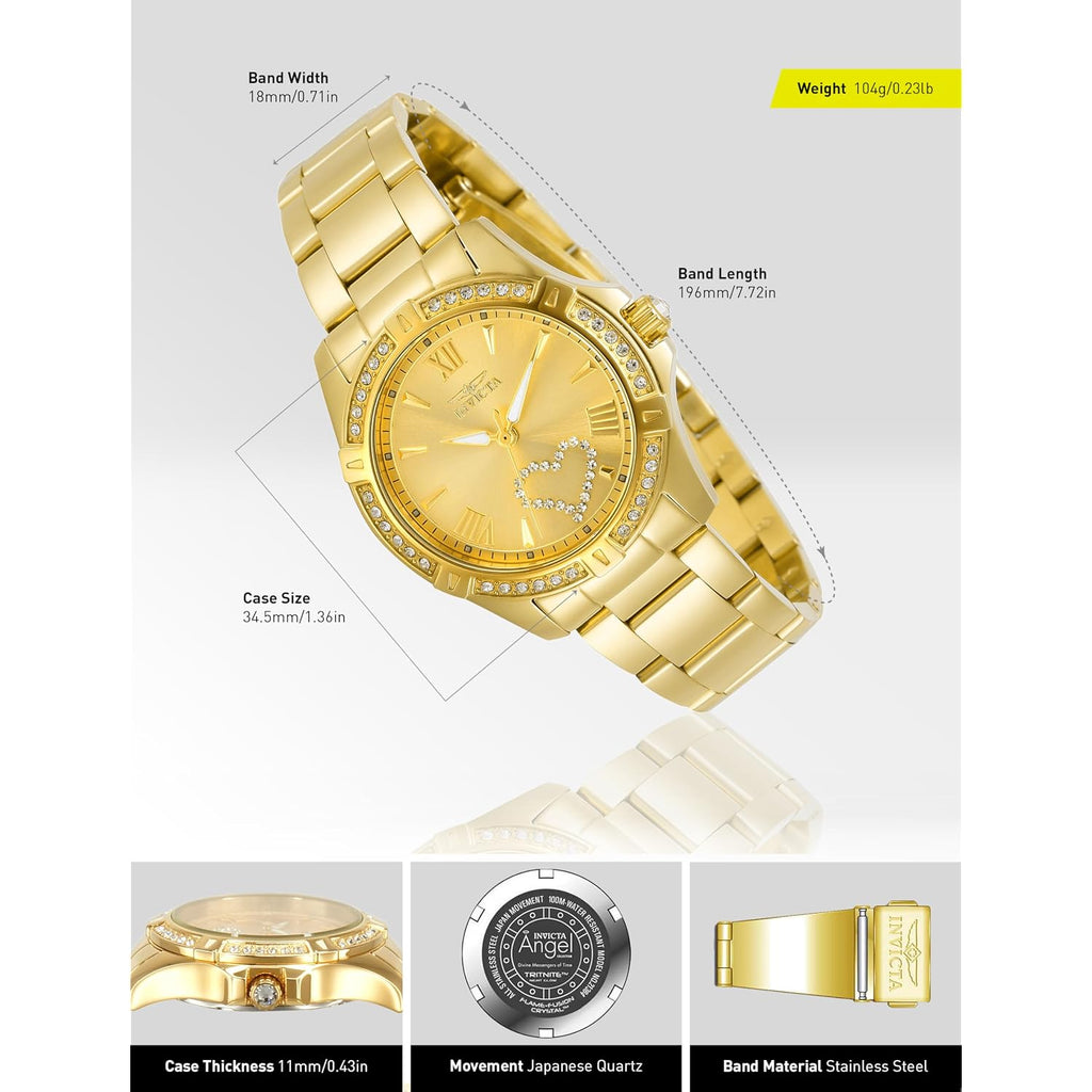 Invicta Angel 21384 Women'S Quartz Watch - 34 Mm