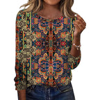 TCOT Women Long Sleeve Crew Neck Tee Tops Trendy Casual Dressy Blouses Spring Clothes Pullover Shirts