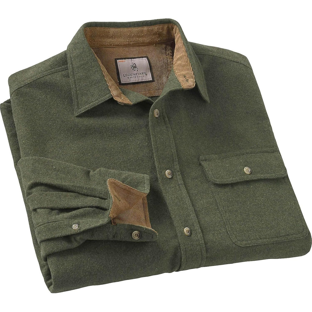 Legendary Whitetails Mens Long Sleeve Button Down 100% Cotton Flannel Shirt