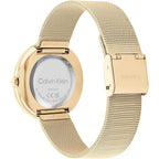 Calvin Klein Women'S Twisted Bezel - 34Mm 2H Quartz Watch - Stainless Steel Bracelet - Water Resistance 30 Meters - Minimalistic Style – Premium Fashion - Gift For Her