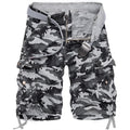 Men'S Camo Cargo Shorts Cotton