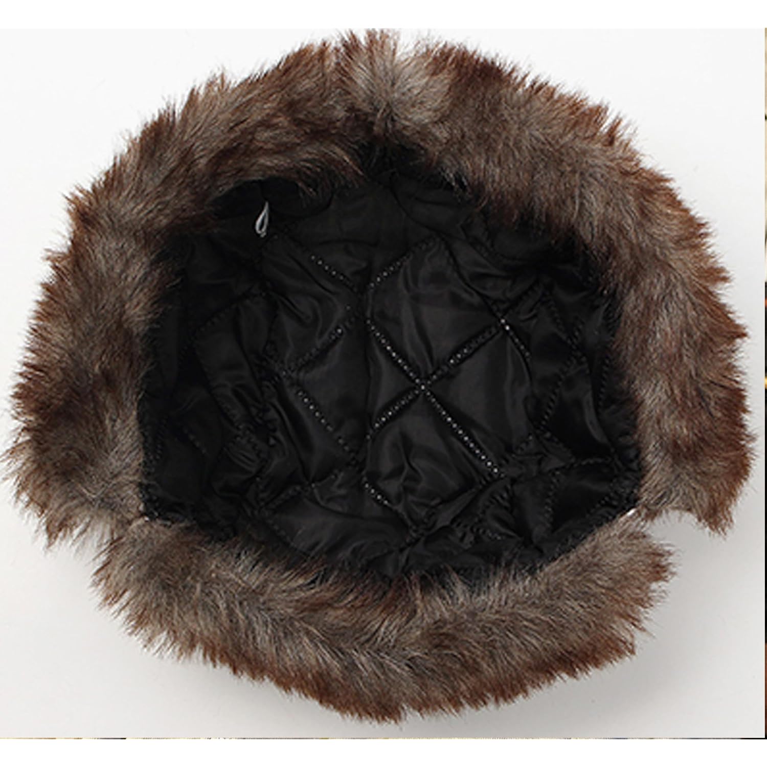 Trapper Ushanka Hat for Men Women, Faux Fur Trooper Hats with Ear Flaps, Windproof Winter Skiing Cap