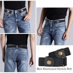 Xzqtive No Buckle Invisible Elastic Stretch Belt For Men/Women Fits Waist 24-50In Father Day Gift