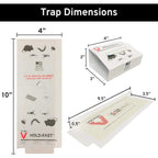 Victor M309 Professional Glue Boards For Insect And Rodent Monitoring - 72 Glue Boards