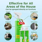 Bugmd Bed Bug Spray, Roach & Ant Killer, Indoor Cockroach Treatment, Pet Safe Plant-Based Pest Control For Home, Kills Spiders Fleas Mites, 64 Oz Kit