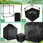 Pond Filter Bag, Pump Barrier Bag | Anti-Clogging Cube Filter Box, Black Media Bag Pump Mesh Bag For Outdoor Water Fish Ponds