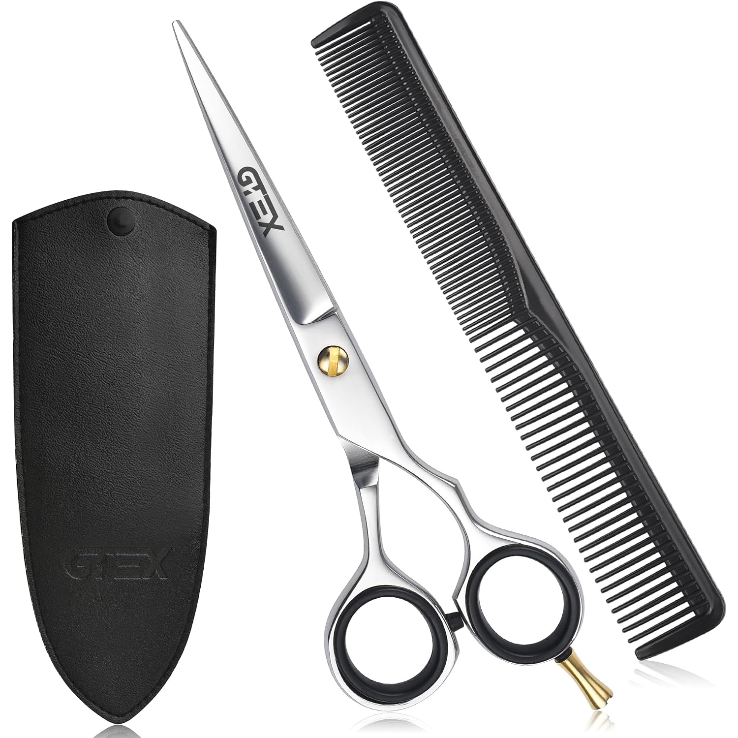 Hair Scissors, 6.5 Inch Professional Hair Cutting Scissors For Women Men Adults - Barber Scissors Hair Shears - Super Sharp Haircut Scissors - Tijeras De Peluqueria Profesional