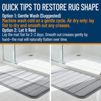OLANLY Memory Foam Bath Mat 30x20, Super Soft Absorbent Bathroom Rugs, Quick Dry, Machine Washable Shower Floor Rugs, Bathmat Carpet, Bathroom Home Decor Accessories, Grey