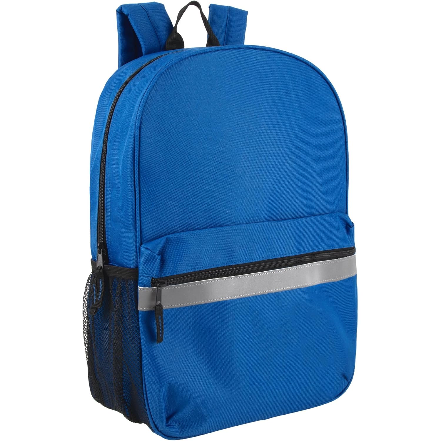 Trail Maker (24 Pack) 17" Backpack – Reflective School Backpack With Padded Straps, Water Bottle Pockets For Young Adults, Travel, Camp (Multi Color Pack)