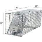 Havahart Large 1-Door Live Animal Trap For Raccoons, Cats, Bobcats, Beavers | Heavy Duty Humane Catch And Release Cage Trap For Outdoor Pest Control, 1079Sr