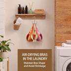 Tank Top Hanger, Rotatable Bra Organzier For Closet, Max 24 Storage Capacity Sport Bras Holder, Metal Space Saving Closet Organizers And Storage, Silver