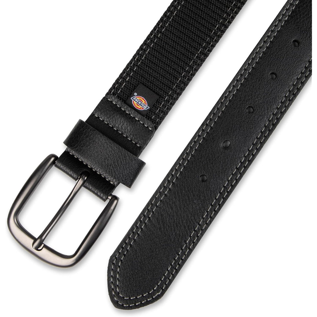 Dickies Mens Industrial Strength Leather Belt – Workwear, Durable, Reinforced, Heavyweight