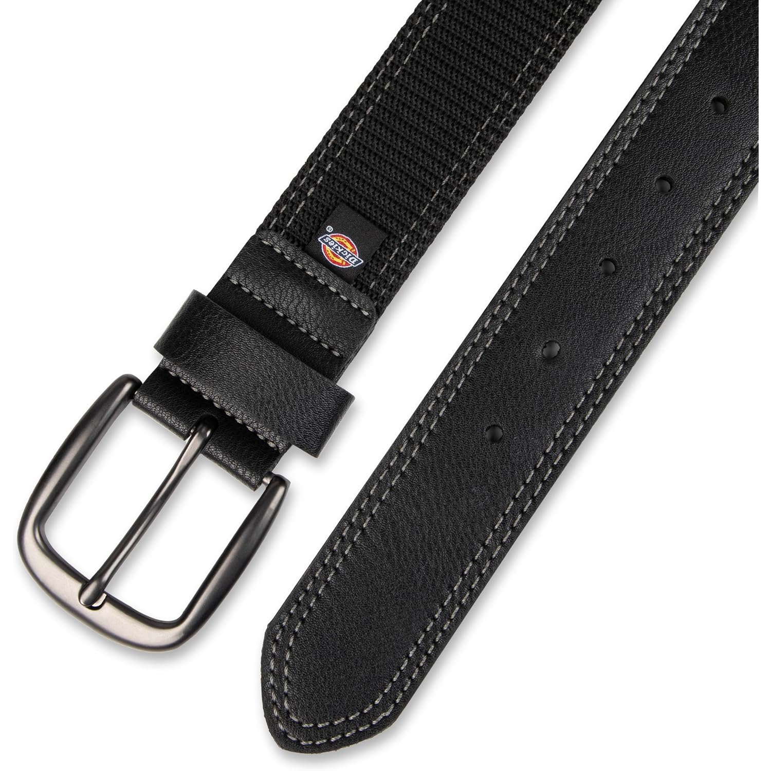 Dickies Mens Industrial Strength Leather Belt – Workwear, Durable, Reinforced, Heavyweight
