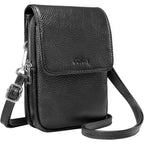 befen Genuine Leather Crossbody Bags for Women, Cell Phone Cross body Purse Bag with RFID Blocking Card Slots
