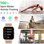 Smart Watch 45Mm For Women Men(Dial/Answer Calls), 2.0" Fitness Tracker Watch With Heart Rate/Blood Pressure/Blood Oxygen Monitor For Android Ios