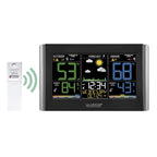 La Crosse Technology Weather Station With Customizable Alerts, Weather Forecast, Temperature, Dew Point, Humidity, Time, Heat Index, Large Display, Adjustable Brightness, Wireless, Black, C85845-Int