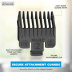 Wahl Clippers Home Pro Cordless Rechargeable Hair Clippers for Men with Precision Haircutting Blades & Secure Snap-N-Lock Attachment Guards – Model 3028835