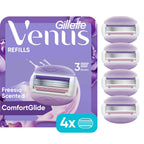 Gillette Venus ComfortGlide Freesia Women's Razor Refills, 4 Refills
