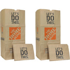Home Depot Heavy Duty Brown Paper 30 Gallon Lawn And Refuse Bags For Home And Garden (30 Lawn Bags)