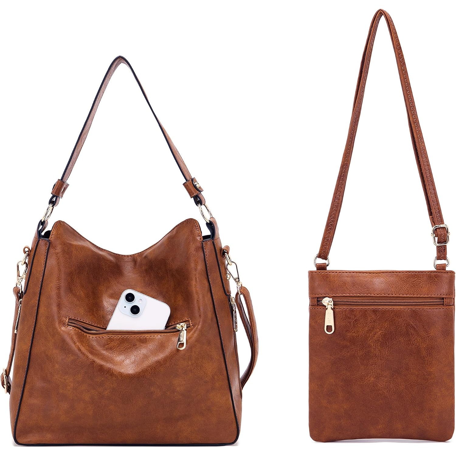 Purses For Women Handbags And Wallet Set Large Hobo Crossbody Bag Ladies Purse Totes 4 Pcs | And Wallet Set