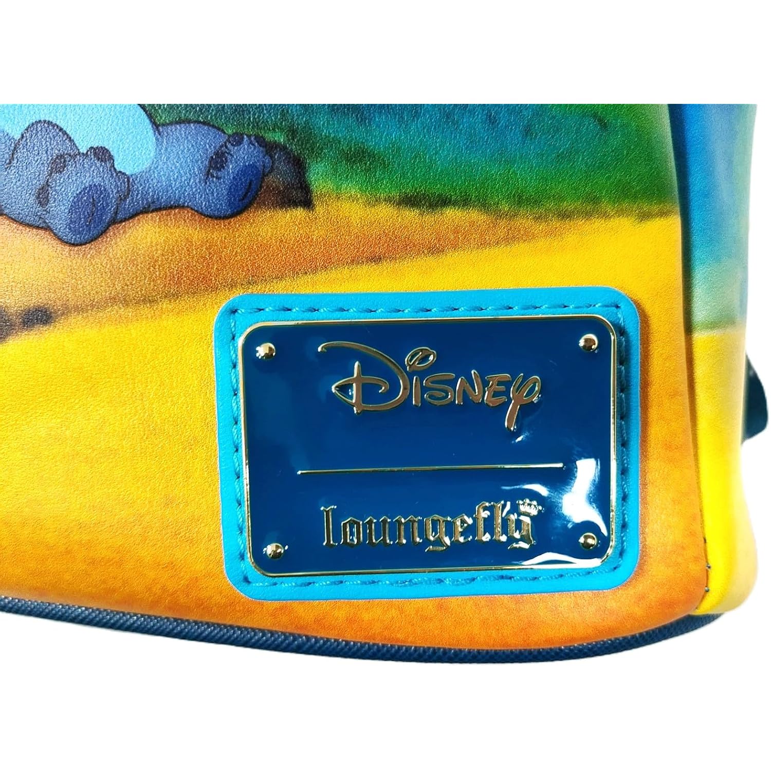 Loungefly Disney Lilo And Stitch Mini Backpack Cobra Bubbles Beach Scene Double Strap Shoulder Bag Purse