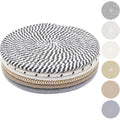 8 Inch Trivets for Hot Dishes, Hot Pots and Pans, Thick Heat Resistant Large Coaster for Kitchen, Hot Pads, Kitchen Essentials, Kitchen Decor for Table & Countertop, 6 Pcs