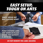 Ortho Orthene Ant Killer Ant Bait, 12 Bait Stations | Indoor Ant Killer, Kills The Queen And The Colony