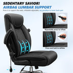 Executive Office Chair, Big And Tall Ergonomic Computer Desk Chair Black