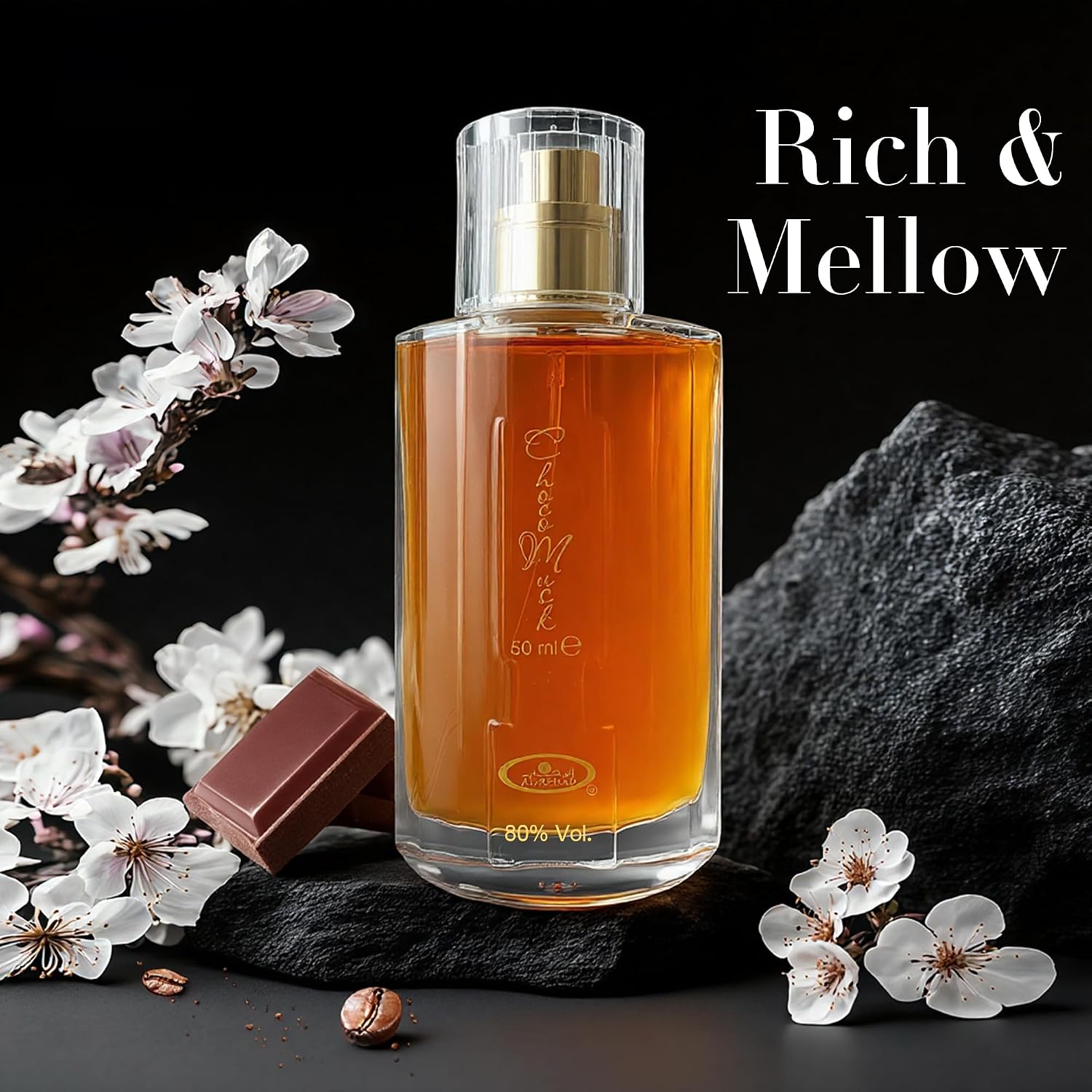 Choco Musk Men’S Cologne-Rich Chocolate & Musk Eau De Toilette,Long-Lasting Scent Perfume For Men Elegant Bottle 1.65 Fl Oz Fragrance For Refined Occasions
