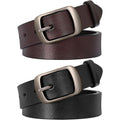 SUOSDEY Women Belts For Jeans Dresses Pants Ladies Leather Waist Belt with Elegant Buckle, Width 1.3"