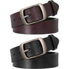 SUOSDEY Women Belts For Jeans Dresses Pants Ladies Leather Waist Belt with Elegant Buckle, Width 1.3"
