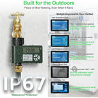 Hose Faucet Water Timer For Outdoor Garden, Ortis Programmable Sprinkler Timer With Rain Delay/Manual/Automatic Mode, Ip67 Leak-Proof Design For Lawn Yard, 1 Outlet