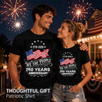 250 Anniversary Usa Shirts: 1776-2026 We The People 250Th Birthday Patriotic American Flag T-Shirt 4Th Of July Shirt