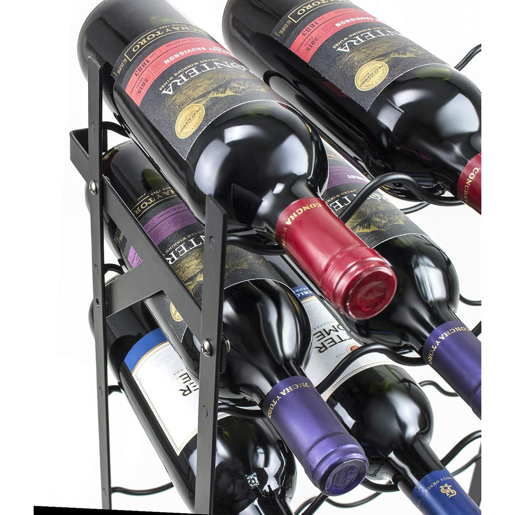Sorbus Wine Rack Freestanding Floor - Wine Bottle Holder Holds 150 Bottles Of Wine - 150 Bottle Capacity Wine Storage For Any Bar, Wine Cellar, Kitchen, Dining Room