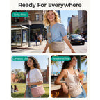 Bagsmart Crossbody Bags For Women, Puffer Cute Bum Bag With Pouch, Quilted Hobo Bag For Daily Travel College