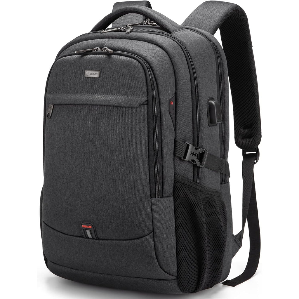 17 Inch Laptop Backpack For Travel Water Resistant College Backpack For Men/Women Laptop Bag With Usb Charging Port,Black