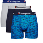 Champion Men'S Everyday Active Lightweight Stretch Variety Boxer Briefs - 3 Pack