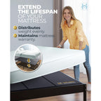 Premium 10Mm Queen Size Bunkie Board (60" X 80") – Slim Low-Profile Mattress Support – Quiet, Moisture-Resistant, Lightweight Bed Board For Platform & Slatted Frames