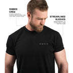 Gymreapers Skull Moisture Wicking T-Shirts For Men - Short Sleeve Workout Gym Shirts - Running Athletic Tees & Dry Fit Tshirt